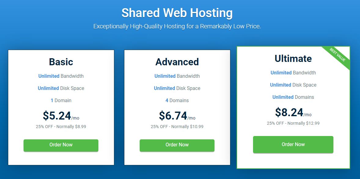 Host Winds pricing plan, best web hosting companies