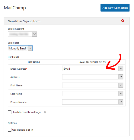 add emails in mailchimp account