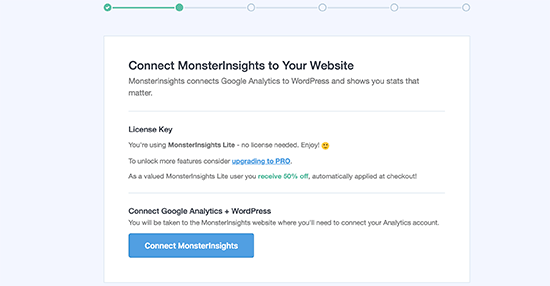 connect MonsterInsight